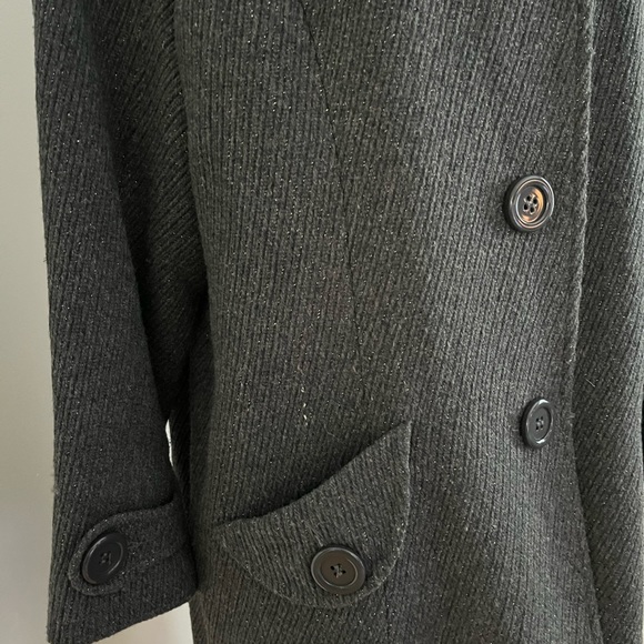 Jennifer Lopez JLO Gray Wool Blend Mid Length Plus Size Coat Size 3X - Picture 4 of 12